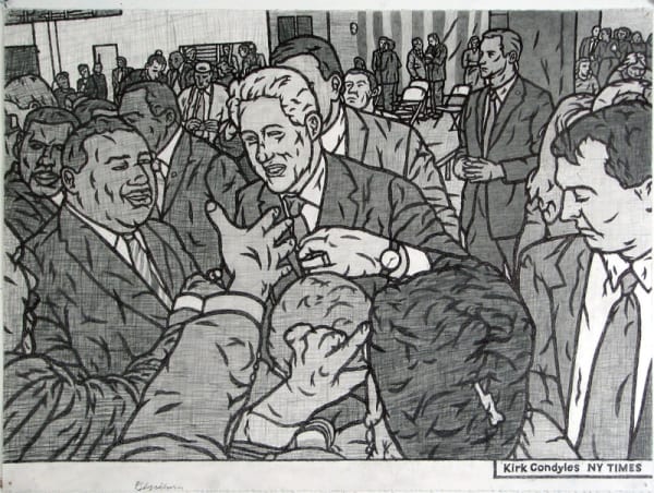 Ed Blackburn, Clinton Rally, 2007