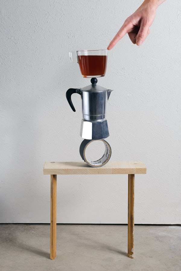 Jake Dockins, Sculpture with Coffee, 2020