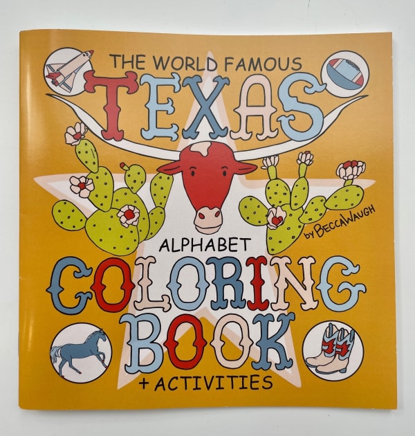 Becca Waugh, Texas Alphabet Coloring Book