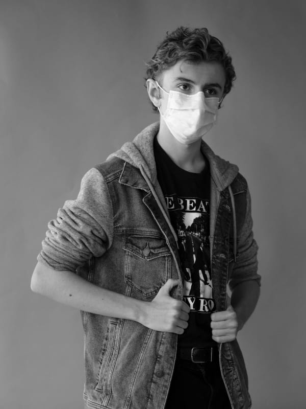 Phil Harvey, Vincent, masked, 2020