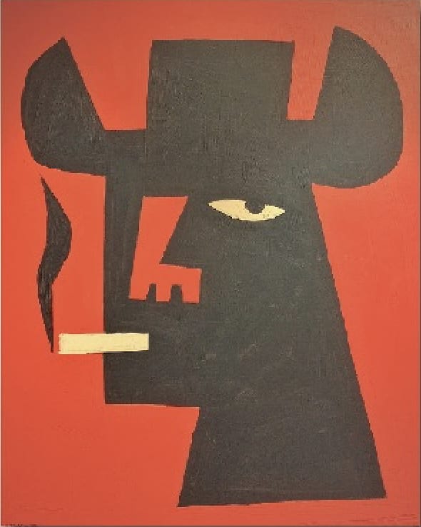 Jon Flaming, Bad Guy, Number 2 (With Cigarettes), 2016
