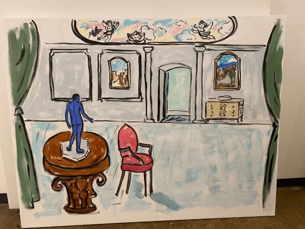 Linda Blackburn, Blue Statue