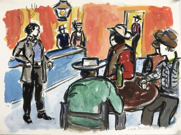 Linda Blackburn, The Bar, 2020