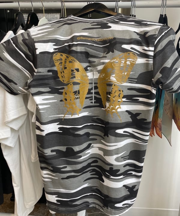 Bernardo Vallarino, Butterfly Camo Shirt
