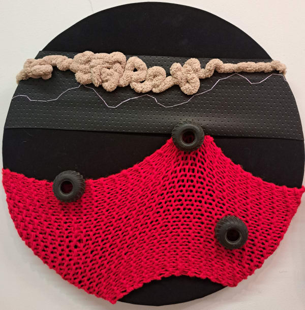 Angel Fernandez, Black and Red Landscape, 2024