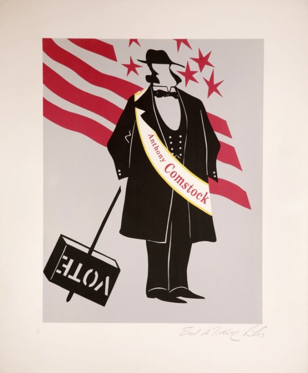 Robert Indiana, Anthony Comstock, 1977