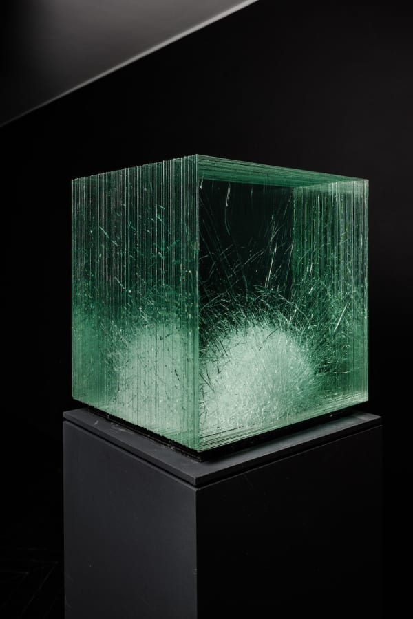 Simon Berger, Cube (Half Sphere), 2023