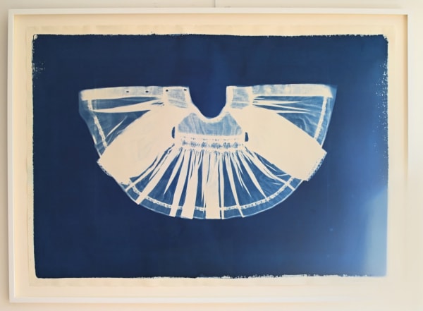 Alexis Walters When Right is Wrong, 2024 Cyanotype print on Arches Paper 79 x 109 x 3 cm 31.1 x 42.91 x 1.18 in Framed Unique