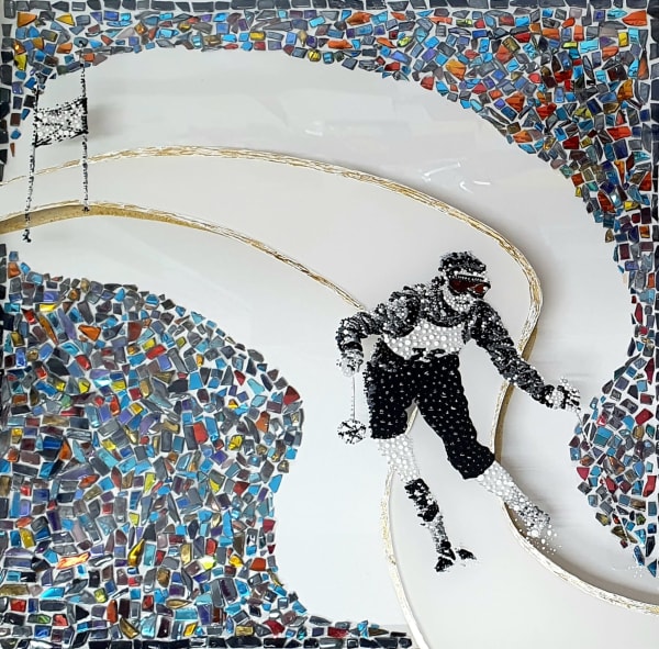 Elisa Cantarelli, Andrea Mead-Lawrence, 1956 Cortina during her giant slalom run , 2025