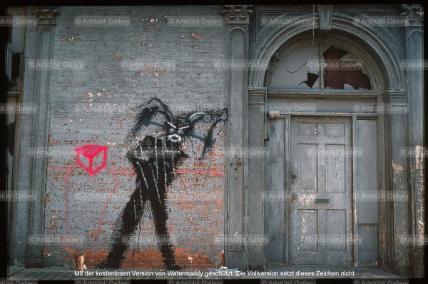 Vera Isler, Shadowman – Richard Hambleton, New York, 1982
