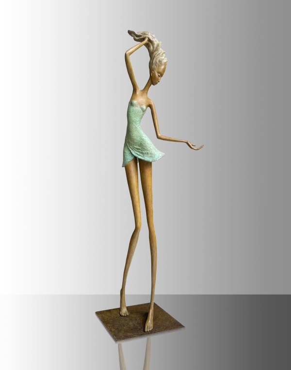 reine de la danse, Hedwige Leroux, sculpture dansante, sculpture danseuse, sculpture dansante, sculpture en bronze, sculpture sportive, sculpture fille, sculpture femme, sculpture romantique, sculpture fine, sculpture d'espoir, art de la sculpture, sculpture d'intérieur, art figuratif, sculpture figurative, contemporain sculpture, espérer, en pensant, réflexion, Design d'intérieur, Décoration d'art, Décoration de salon, Art thema heyi, Galerie d'art belge