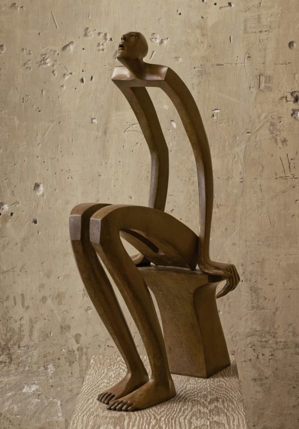 liseur d'étoile, isabel miramontes, sculpture, sculpture en bronze, art de la sculpture, sculpture contemporaine, sculpture figurative, art contemporain, art du minimalisme, sculpture du minimalisme, art figuratif, sculpture de couple, sculpture d'amour, design d'intérieur, décoration d'intérieur, décoration d'intérieur, décoration de salon, décoration design, art thema heyi, galerie d'art belge, galerie d'art bruxelles