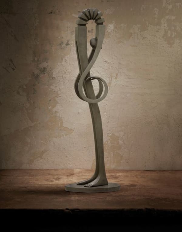 mélomane, miramontes, bronze, sculpture, art thema, heyi gallery