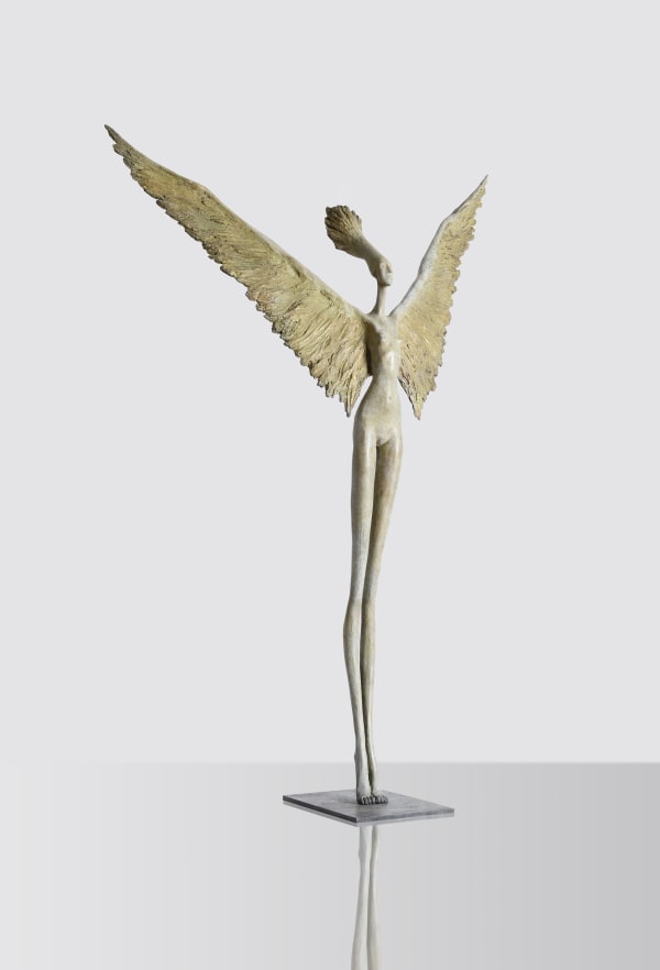 as her, Hedwige Leroux, bronze sculpture, girl sculpture, woman sculpture, romantic sculpture, fine sculpture, sculpture of hope, sculpture art, interior sculpture, figurative art, figurative sculpture, contemporary sculpture,hope, thinking, reflection, interior design, art decoration, salon decoration, art thema, artthema, art, thema, arles art gallery, carry-le-rouet, la bergerie