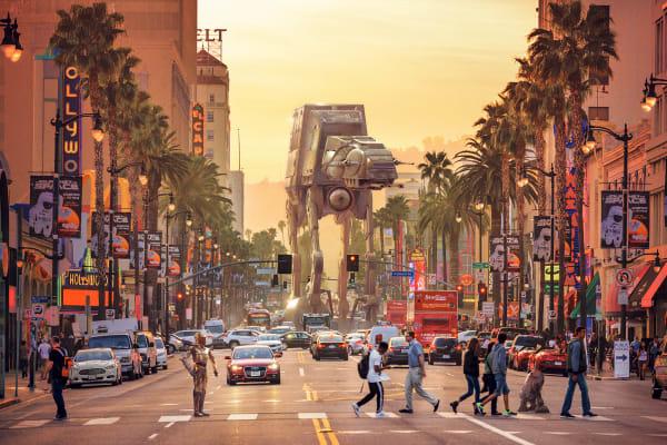 santa monica, california, photo, image, picture, photography, star wars, star wars santa monica, star wars california, star wars art photo, star wars photo, buy, buy art, buy star wars, laurent pons