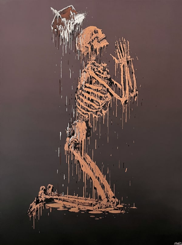 art thema, brusk, dmv, da mental vaporz, artist, street art, urban art, street artist, urban artist, queen, skull, crown, pray, praying, squelton, art investment, art leasing, interior decoration, arty decoration, trendy artist,