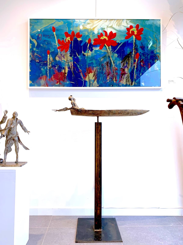 almost dinner time, garden sculpture, lieven d'haese, bronze sculpture, boat sculpture, boat art, boy sculpture, african sculpture, innocent sculpture, sculpture of hope, sculpture art, sculpture of nature, interior sculpture, figurative art, figurative sculpture, contemporary sculpture, interior design, art decoration, salon decoration, outdoor sculpture, boy sculpture, african sculpture, africa, african art art gallery, belgian art gallery, brussels art gallery, art yi, art yi gallery