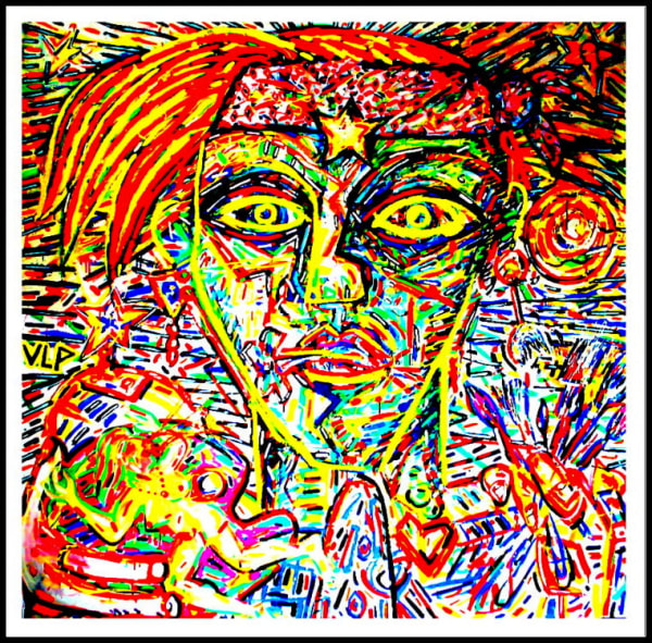 VLP (Vive La Peinture), Red Bandana, 1988