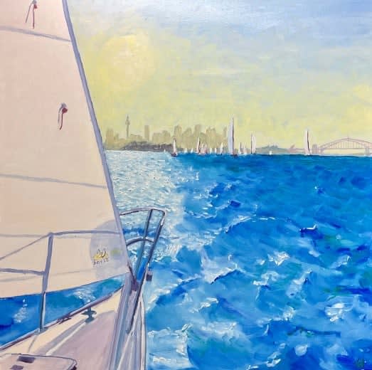Geoff Hargraves, Harbour afternoon sailing