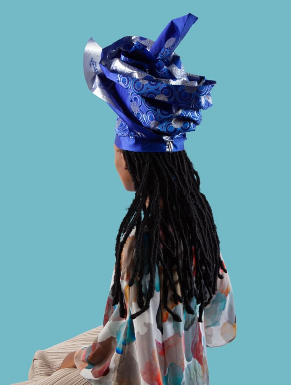 Medina Dugger, Mrs Obaseki from the series CHROMA: an Ode to J.D. ‘Okhai Ojeikere’ , 2017