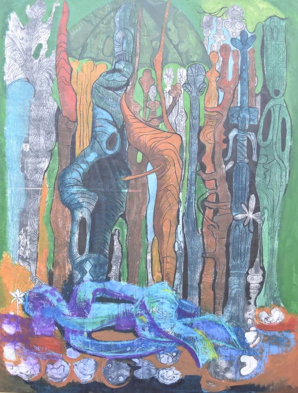 Bruce Onobrakpeya, Egho Emoghene