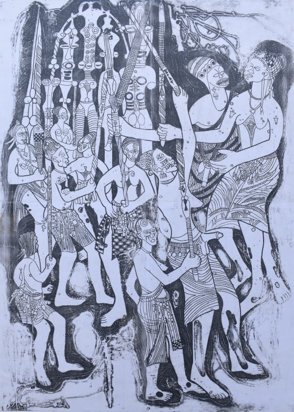 Bruce Onobrakpeya, Ighomo Dance