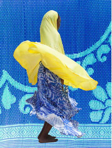 Medina Dugger, Veil in Daffodil from the series ENSHROUD, 2018