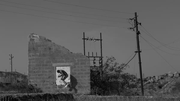 Abraham Oghobase, Landscape #20 Self-portrait #4, 2017