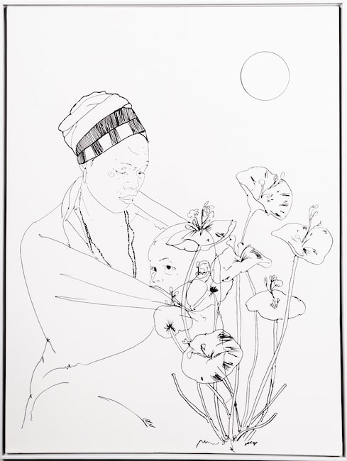 Tejumola Adenuga, The Flower That Blooms in The Moon, 2024