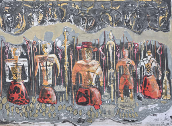 Bruce Onobrakpeya, Okunovu, 1970/2020