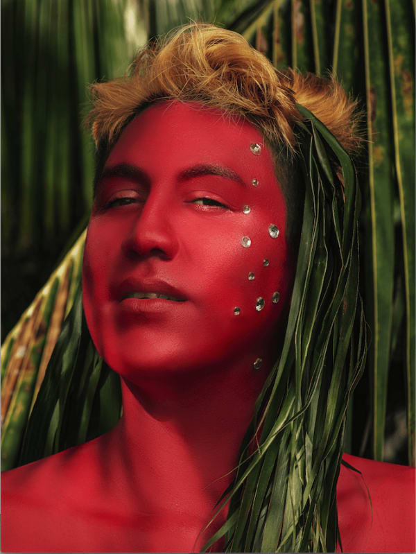 Namsa Leuba, L’Homme aux Diamants from the series "illusion" made in Tahiti , 2019