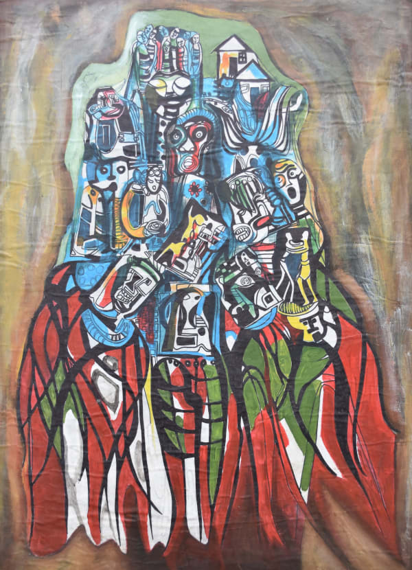 Bruce Onobrakpeya, Travail of the Continent Masquerades III