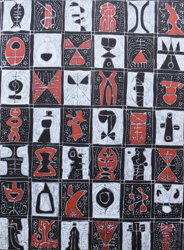 Bruce Onobrakpeya, Ibiebe ABC, 2018