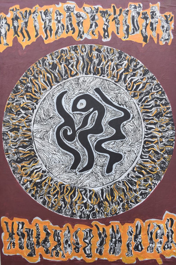 Bruce Onobrakpeya, Dance to Enchanting Songs, 2009