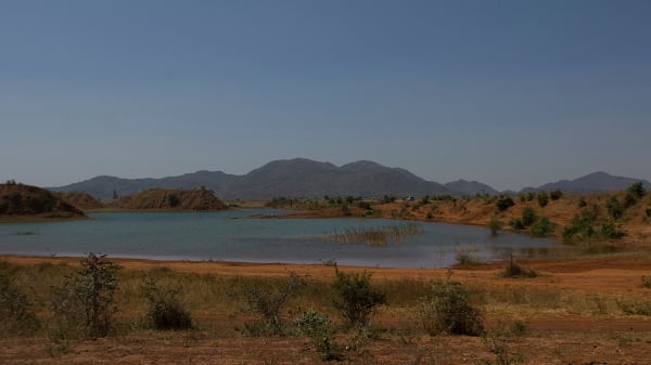 Abraham Oghobase, Landscape #5, 2017