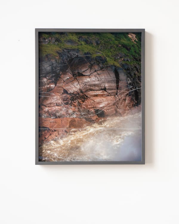 Claude Labrèche-Lemay, Striations (Chute Manitou), 2024