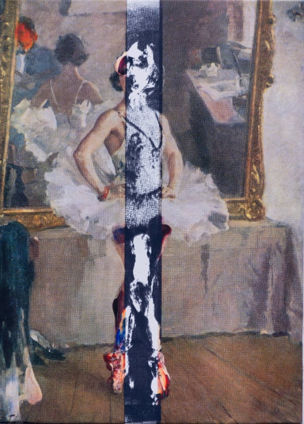 Mika Plutitskaya, Portrait of the ballerina Olga Lepeshinskaya N1, after A. Gerasimov, 2023