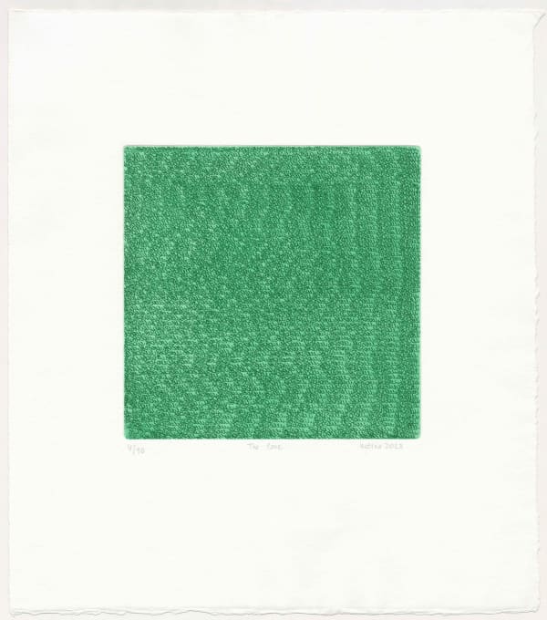 Ustina Yakovleva (Works on paper), The Love (green), 2023