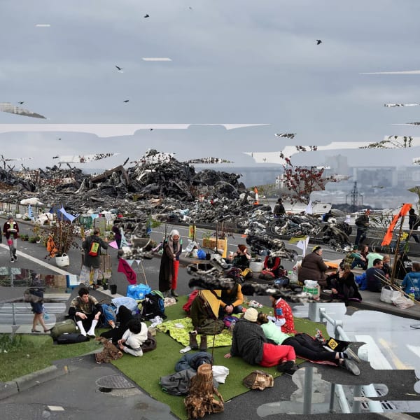 Anna Titova, City reclaimed by the multitude-7, 2021