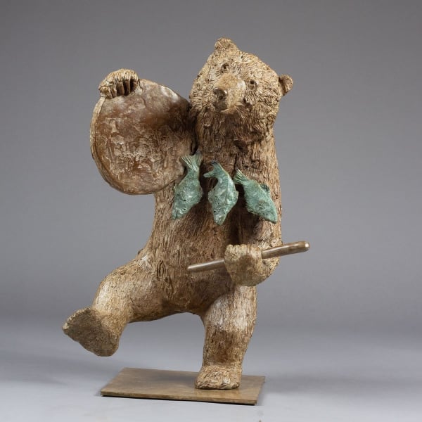 Sophie Verger, Ours Chaman au tambour / Drum Shaman Bear, 2023