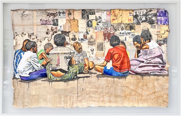 Andrew Ntshabele, Tales Woven Together IV, 2024