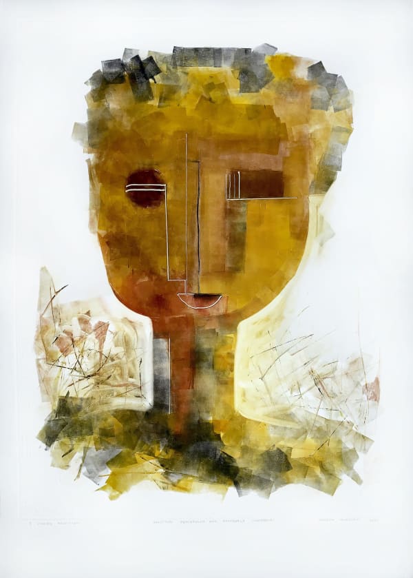 Joseph Muzondo, Waiting Peacefully and Patiently, 2021