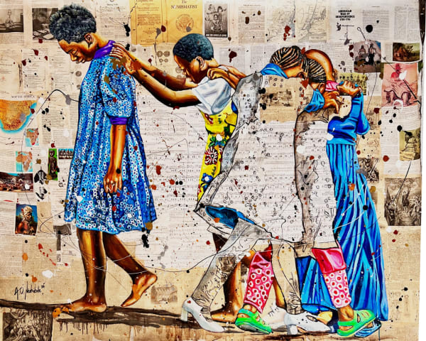 Andrew Ntshabele, March of the Dines, 2024