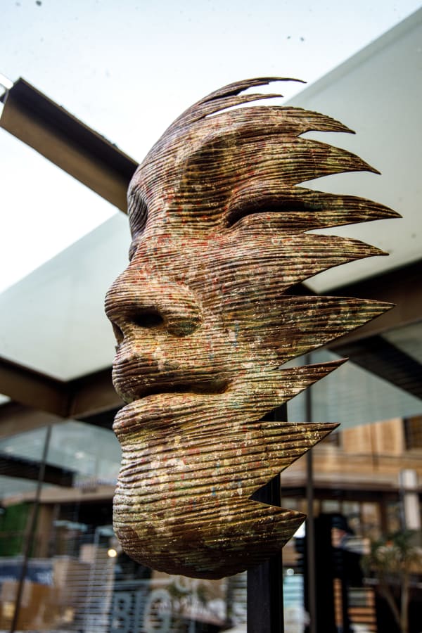 Anton Smit, Faith Mask Large Brown Long Base