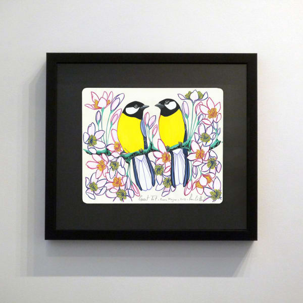 Fran Giffard, Great Tits and Clematis