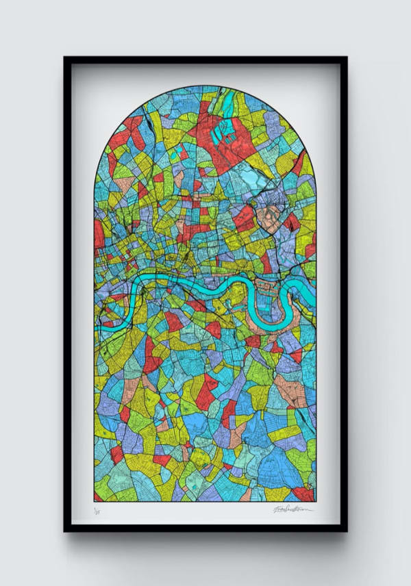 Ewan Eason, Stained Glass Lambeth, Southwark, The City, Tower Hamlets, Hackney and Islington, 2020