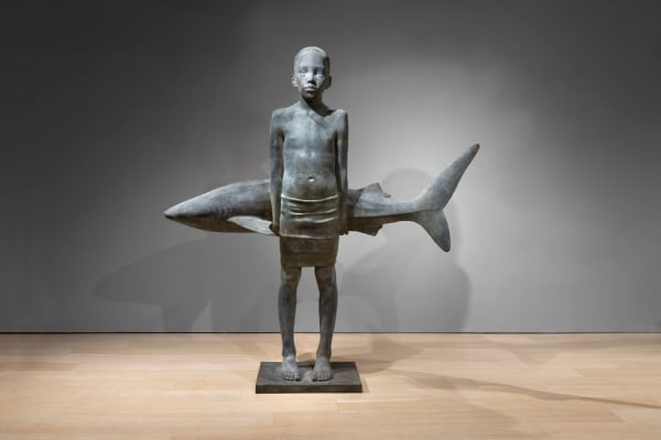 Mario Dilitz, No.196 Boy with Shark, 2022