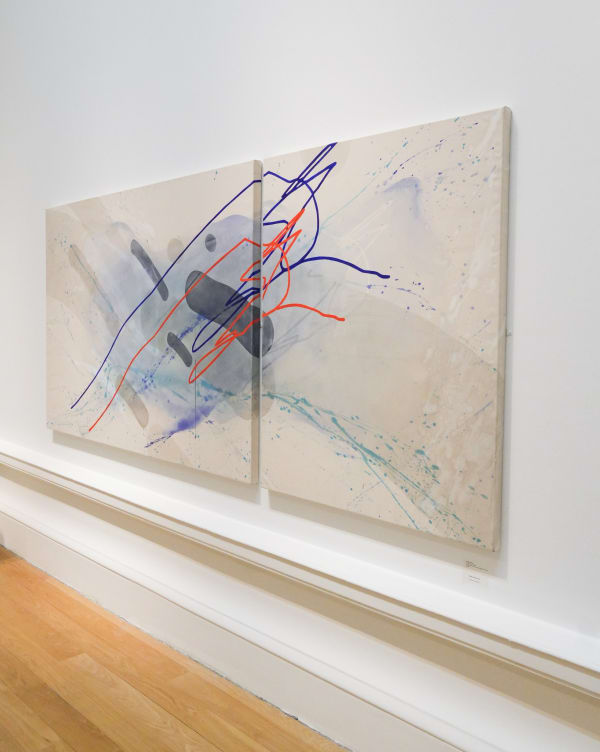 Sophia Pauley, Conduit series diptych, 2025