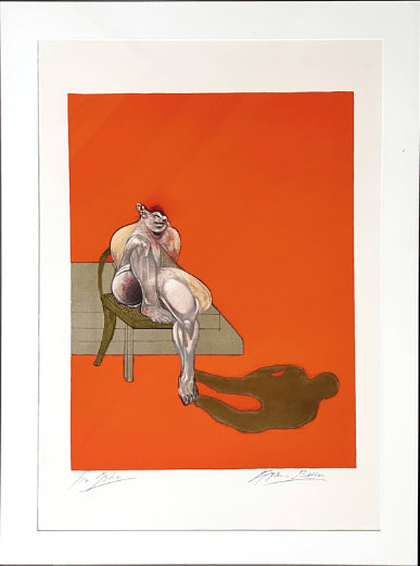 Francis Bacon, Triptych (left panel), 1983