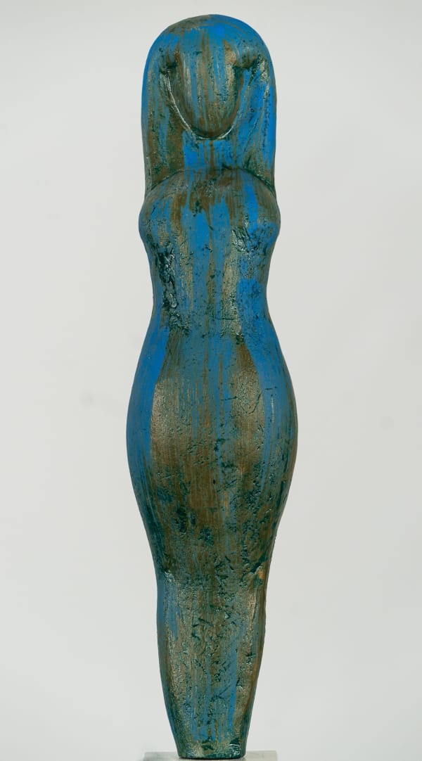 Ceramic figurative sculpture in the Egyptian series by sculptor Emilio DiIorio